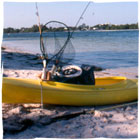 Kayak on beach